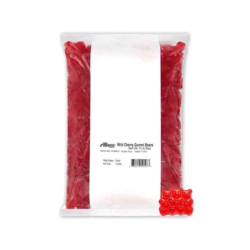 ALBANESE - WILD CHERRY GUMMY BEARS 2.27KG