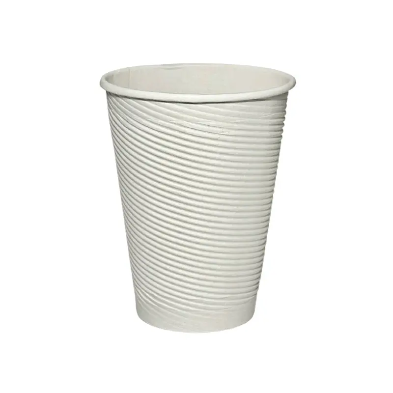 E2E FOODPACK - 12OZ INSULATED SINGLE RIPPLE HOT CUP 50 PK