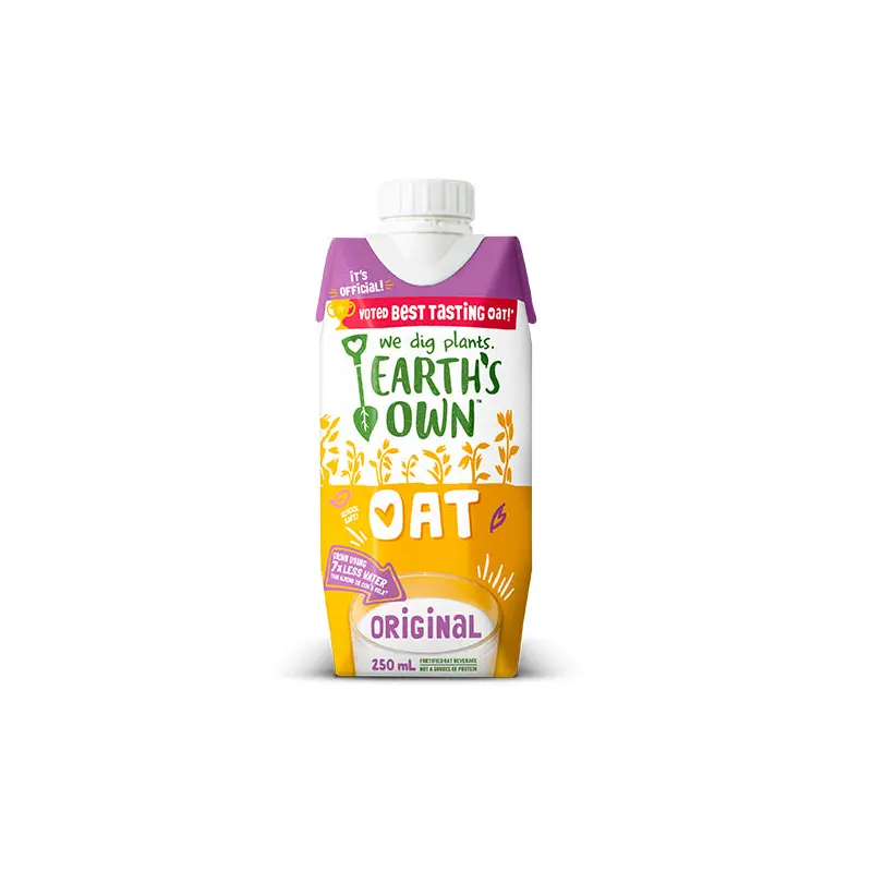 EARTH'S OWN - OAT ORIGINAL SINGLE SERVE 8x3x250 ML