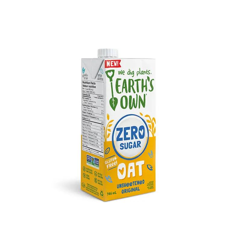 EARTH'S OWN - OAT ZERO SUGAR 12x946 ML