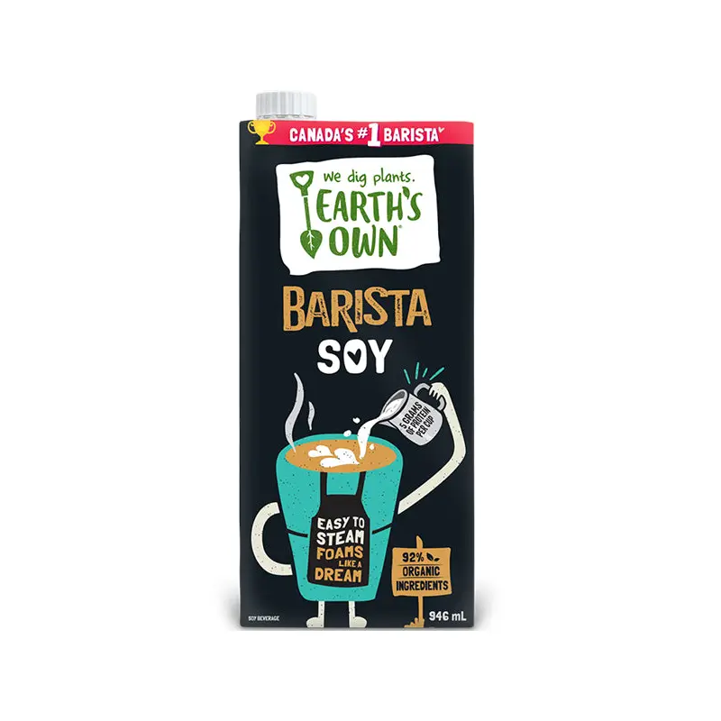 EARTH'S OWN - SOY BARISTA 12x946 ML