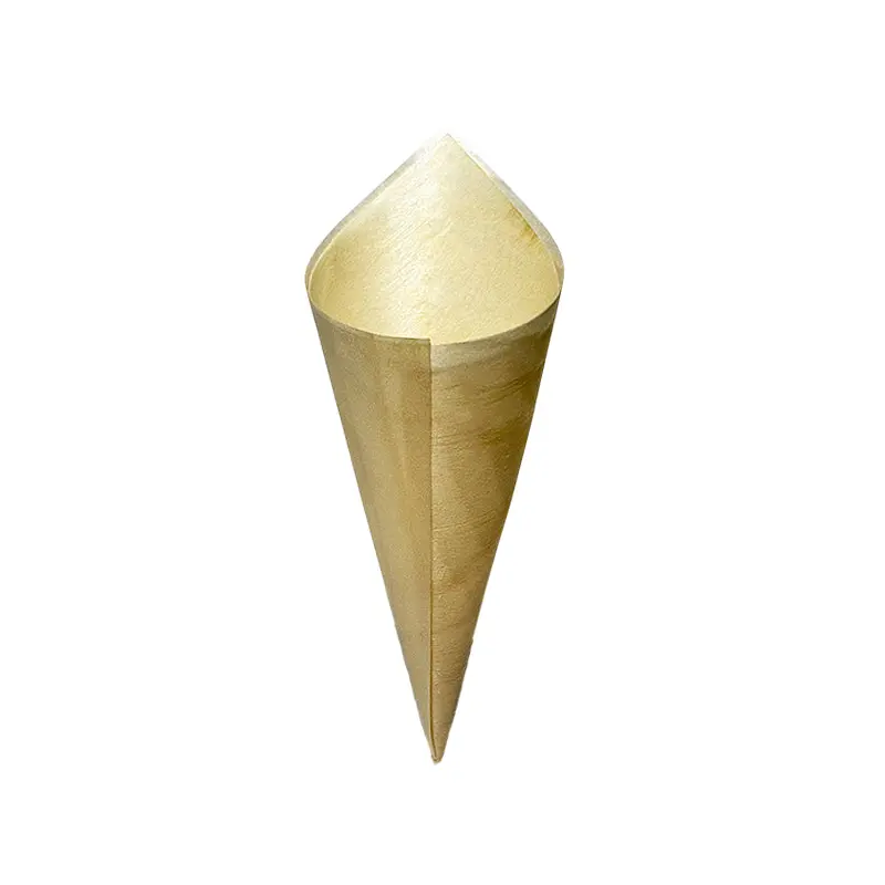 EARTHSEVA - WOODEN CONE HEIGHT 8.5CM 50EA