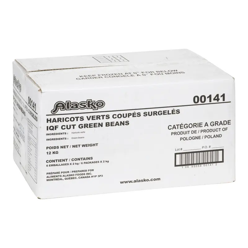ALASKO - GREEN BEANS CUT 6x2 KG
