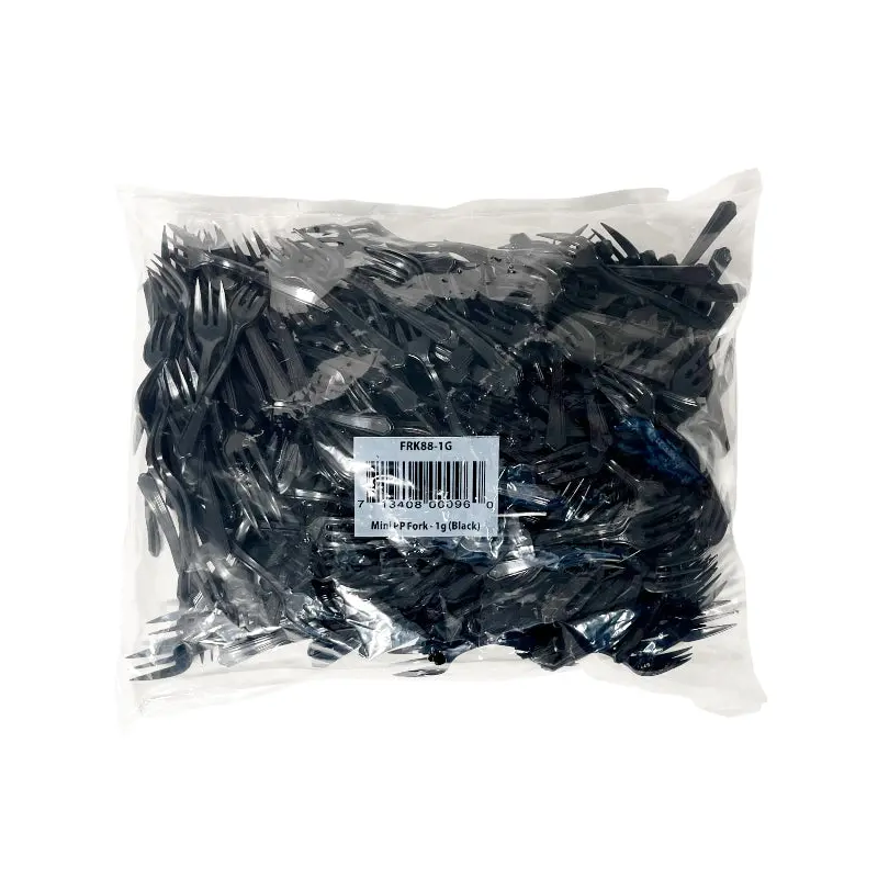 E2E - BLACK SAMPLE FORKS 8x250 EA