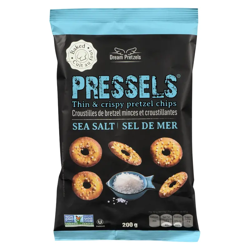 DREAM PRETZELS - PRESSELS SEA SALT 200GR