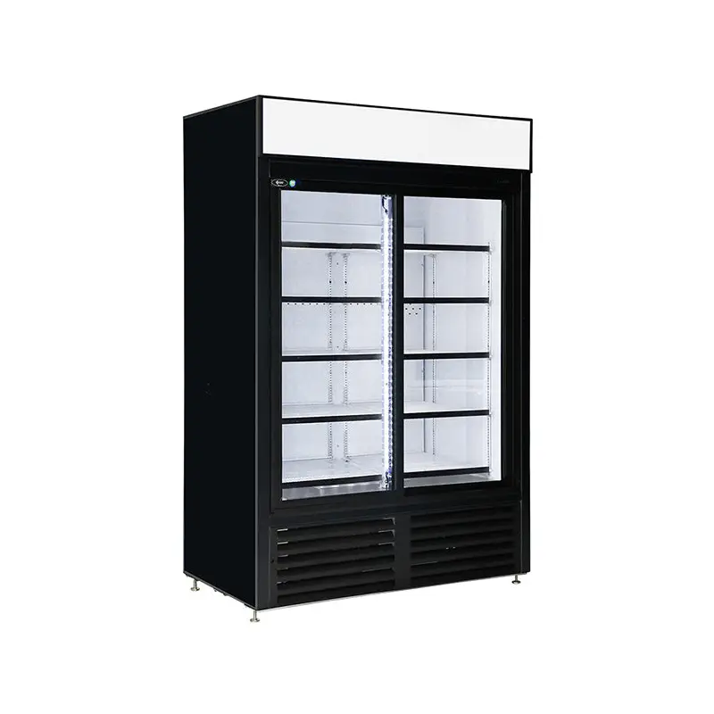 DUE NORTH - CD45-HC-BLACK REFRIGERATED MERCHANDISER 52"W