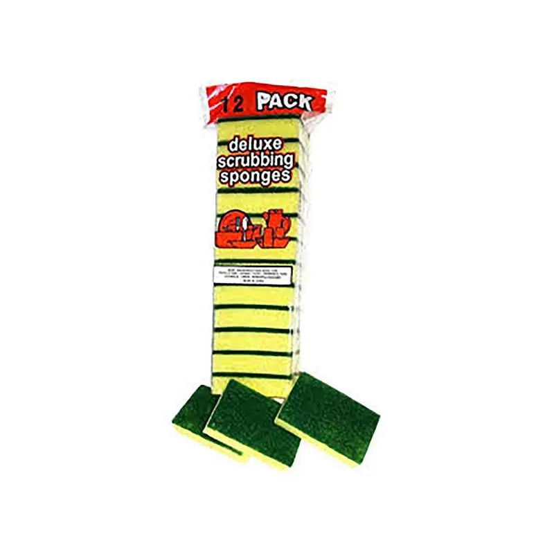 DELUXE - SCRUBBING SPONGES 12EA