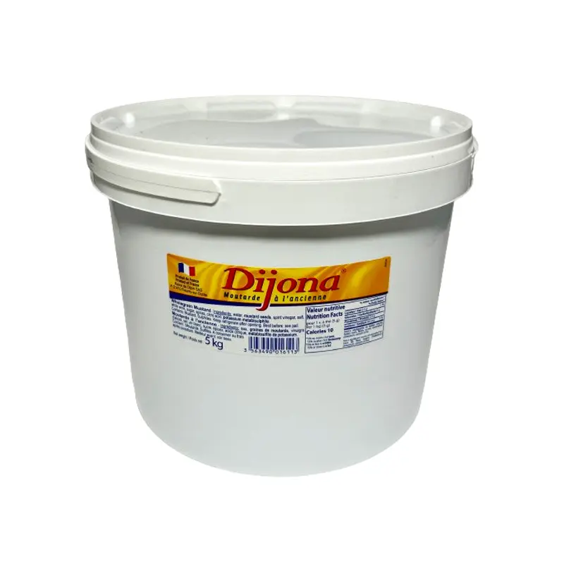 DIJONA - DIJON WHOLE GRAIN MUSTARD 5KG