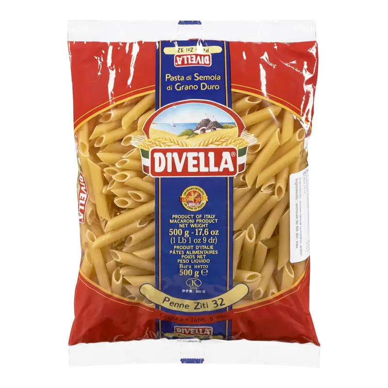 DIVELLA - PENNE LISCE#32 24x500 GR