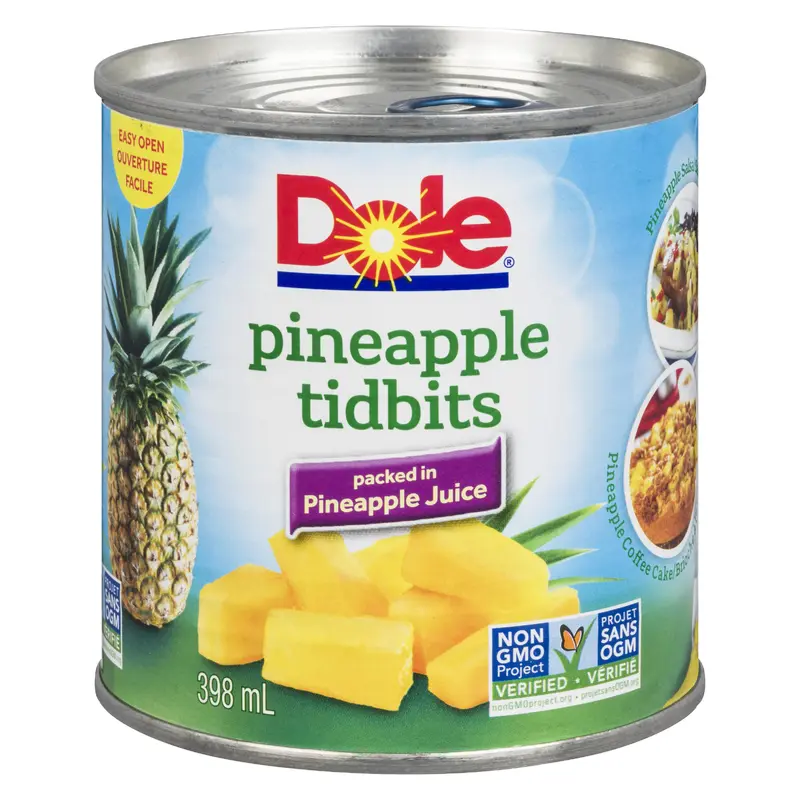 DOLE - TIDBITS PINEAPPLE 398ML