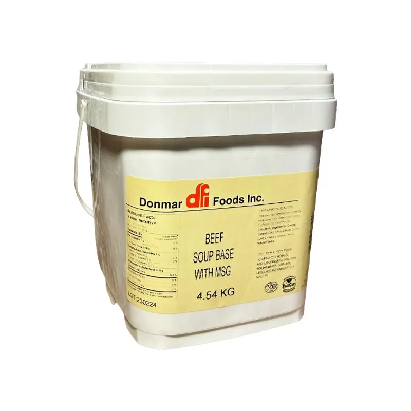 DONMAR - BEEF SOUP BASE WITH MSG 4.54KG