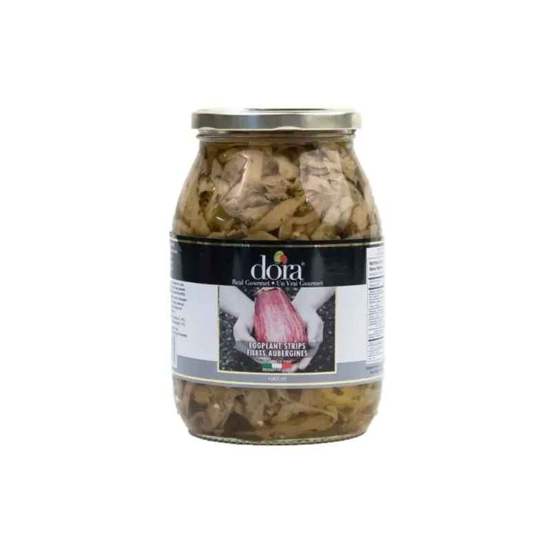 DORA - EGGPLANT STRIPS IN OIL 1062ML