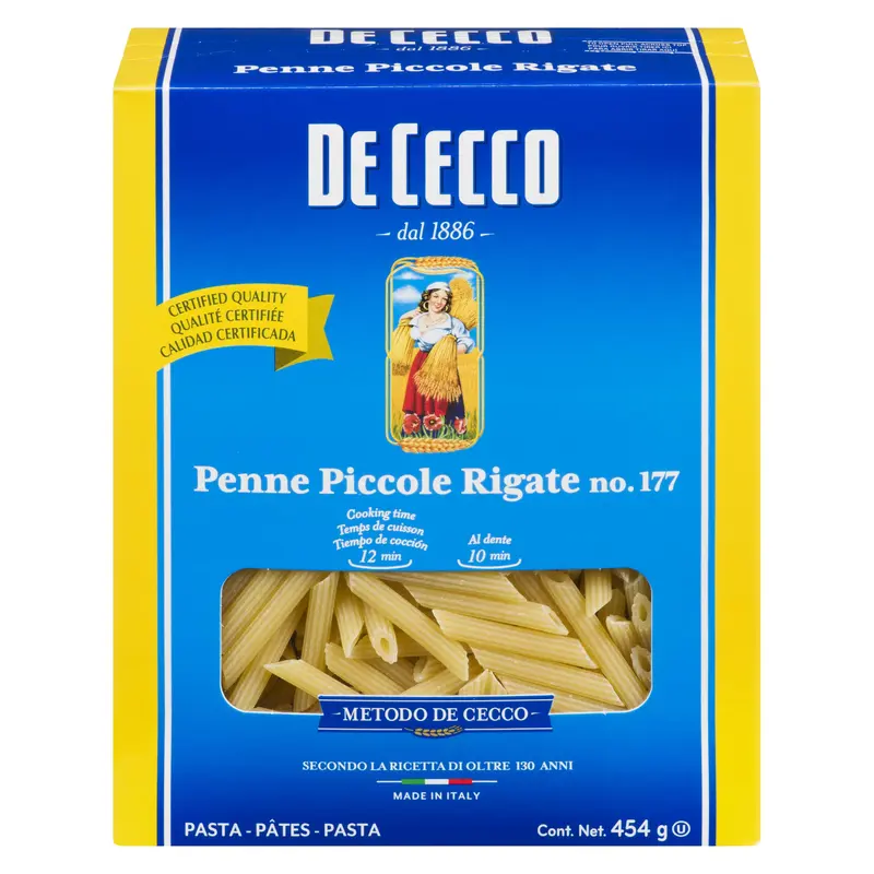 DE CECCO - #177 PENNE PICCOLE RIGATE 454GR