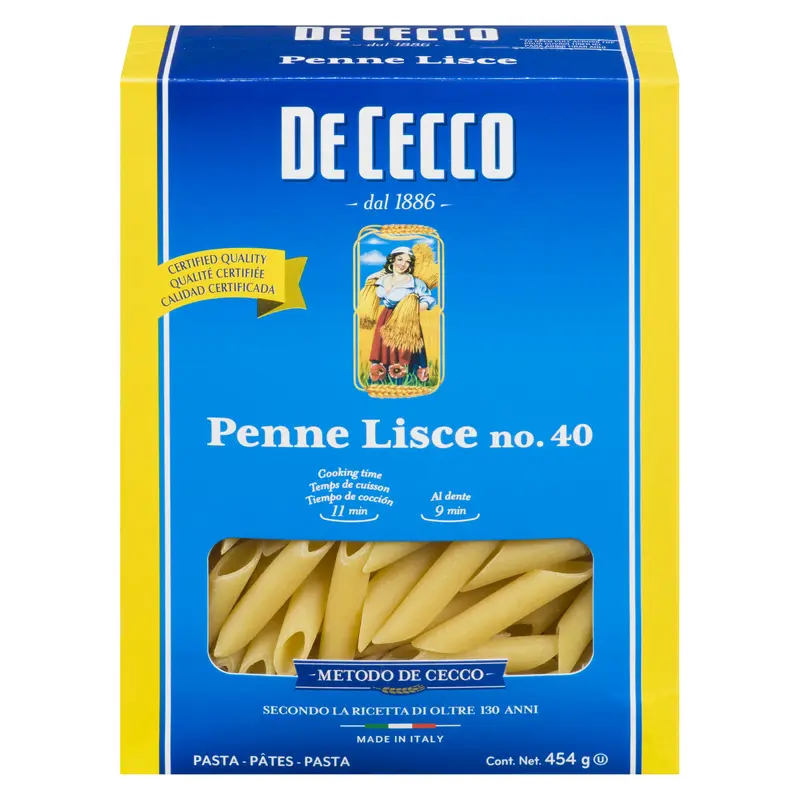 DE CECCO - #40 PENNE LISCE 454GR