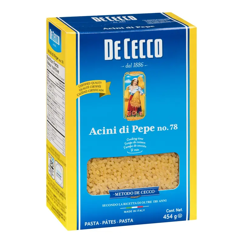 DE CECCO - #78 ACINI DI PEPE 20x454 GR