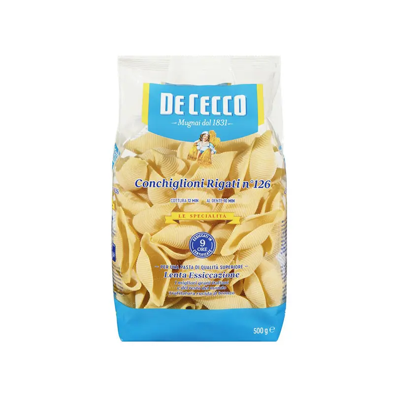 DE CECCO - CONCHIGLIONI RIGATE 500G
