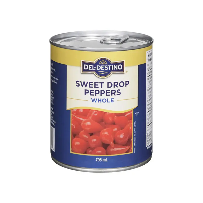 DEL DESTINO - SWEET DROPS PEPPERS WHOLE 796ML