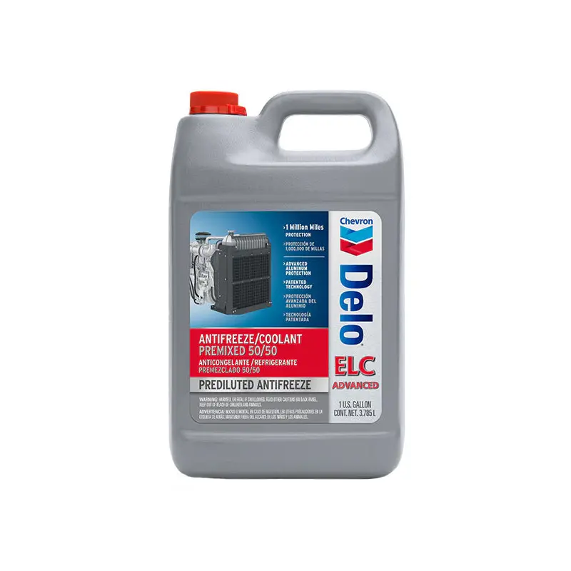 DELO - CHEVRON ELC ANTIFREEZE/COOLANT PREMIX 50/50 4x3.78 LT