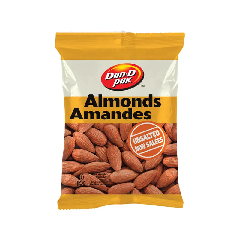 DAN D PAK - ALMONDS ROASTED UNSALTED 100GR