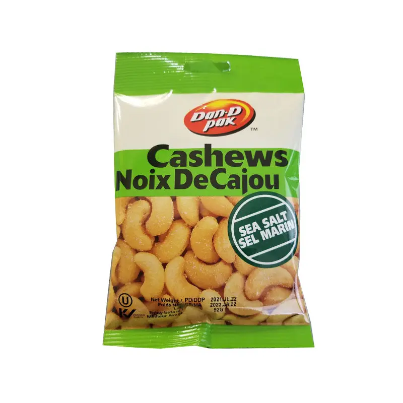 DAN D PAK - CASHEWS SALTED 92GR
