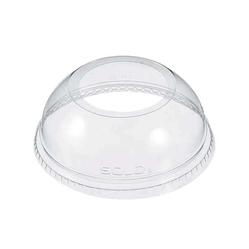 DART - 16/24OZ DOME LID WITH WIDE HOLE 100EA