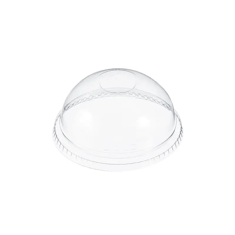 DART - CLEAR DOMED LID NO HOLD FITS 12OZ 100EA
