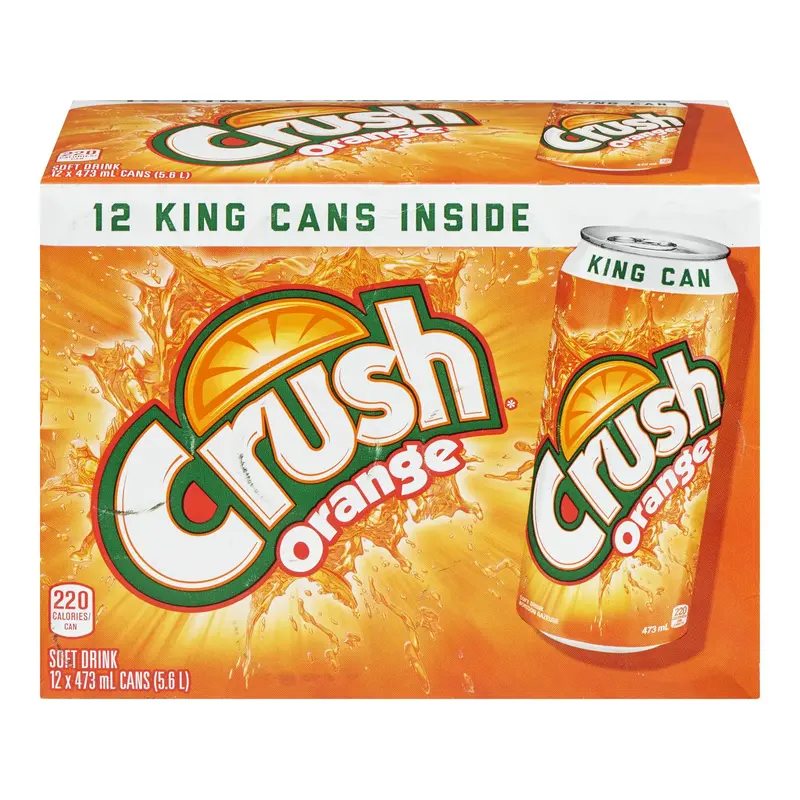 CRUSH - ORANGE 12x473 ML