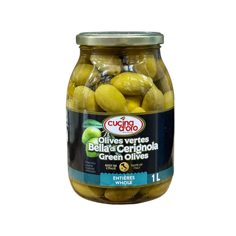 CUCINA D'ORO - CERIGNOLA OLIVES 1LT