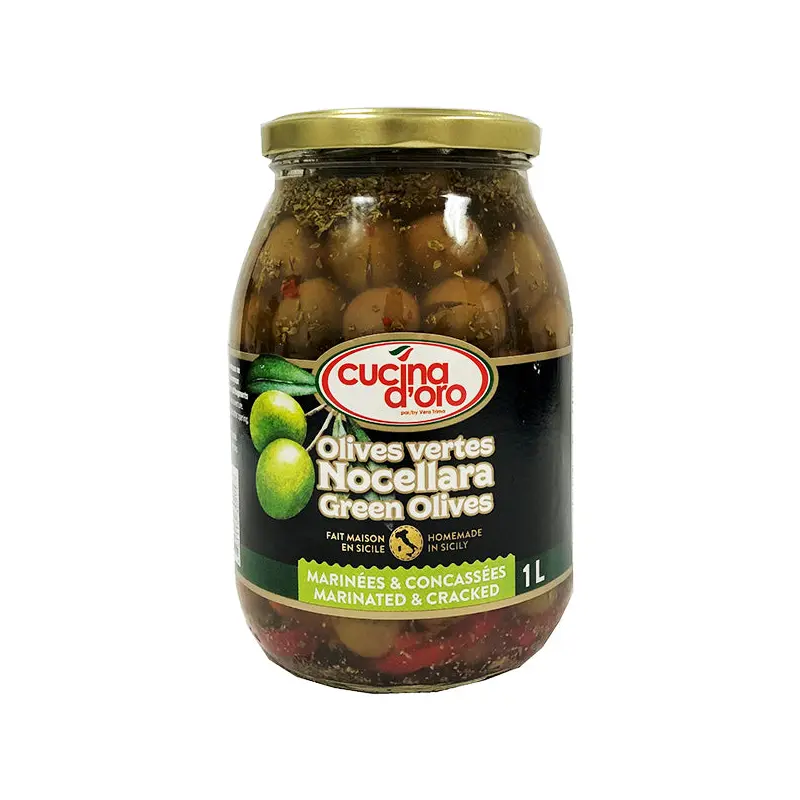 CUCINA D'ORO - DORO CRACKED OLIVES 1.05LT