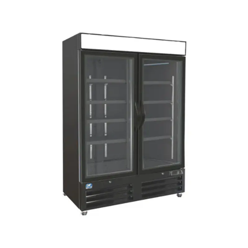 COLDZONE - R49-G2S/B MERCHANDISER REFRIGERATOR BLACK 49IN 49"