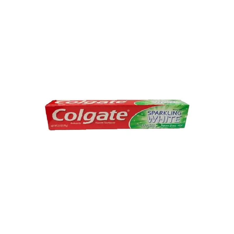 COLGATE - SPARKLING WHITE MINT TOOTHPASTE 70GR
