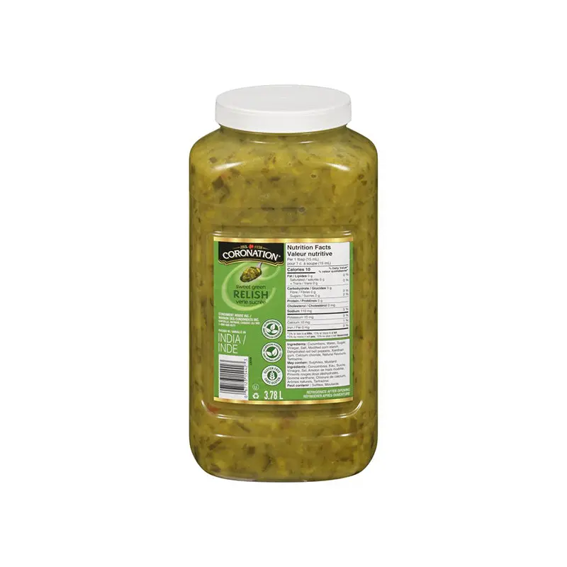 CORONATION - RELISH SWEET GREEN 3.78LT