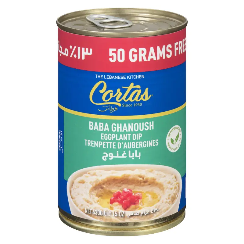 CORTAS - BABA GHANOUSH EGGPLANT DIP 380GR