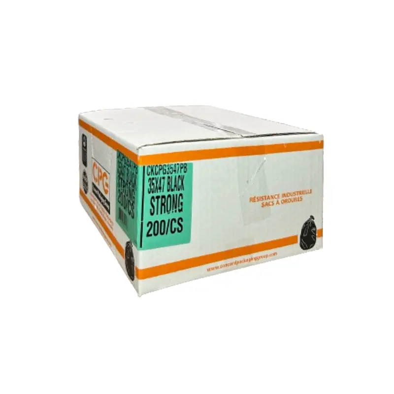 CPG - STRONG BLACK GARBAGE BAGS 35X47 200PK