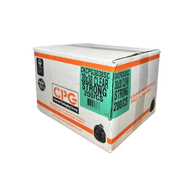 CPG - STRONG CLEAR GARBAGE BAGS 30X38 200PK