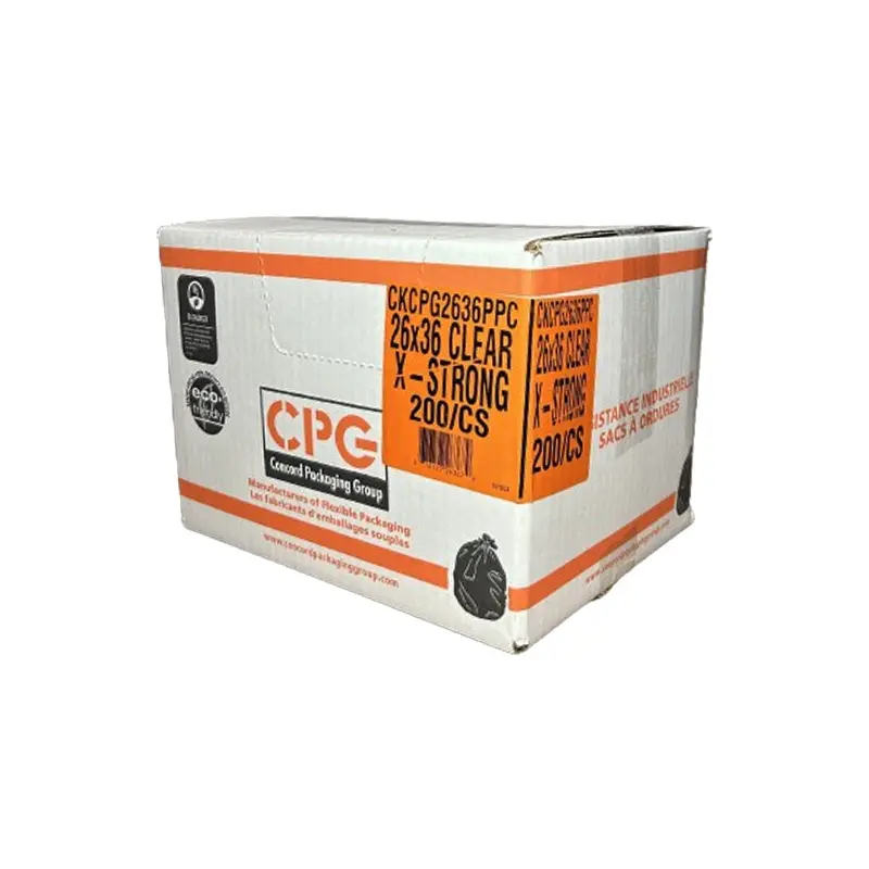 CPG - X-STRONG CLEAR GARBAGE BAGS 26X36 200PK