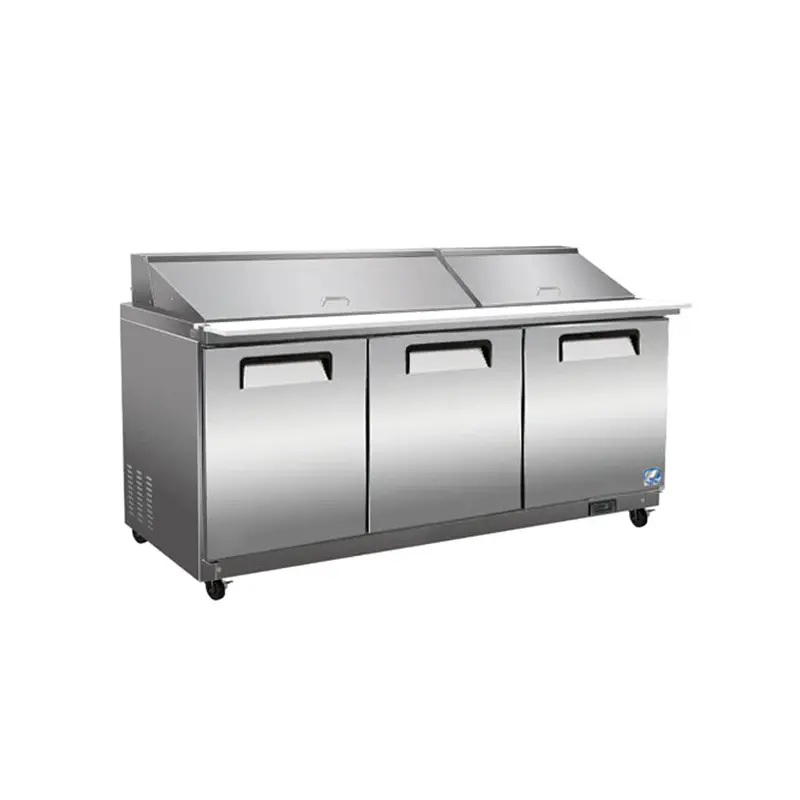 COLDZONE - 72" SALAD PREP TABLE S/STEEL