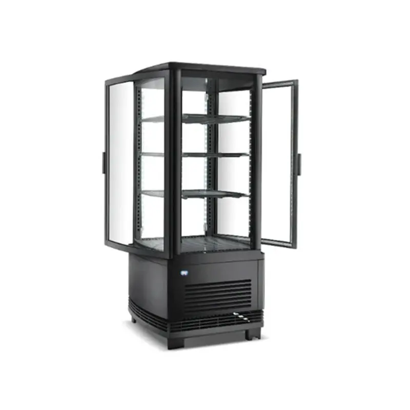 COLDZONE - CL-78R COUNTERTOP DISPLAY CASE 18" 4 SIDED 2DR OPEN 17"