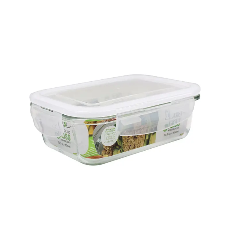 CLARO - LOCKLID TEMPERED GLASS 600 ML