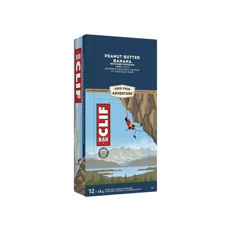 CLIF BAR - PEANUT BUTTER BANANA DARK CHOCOLATE 16x12x68 GR