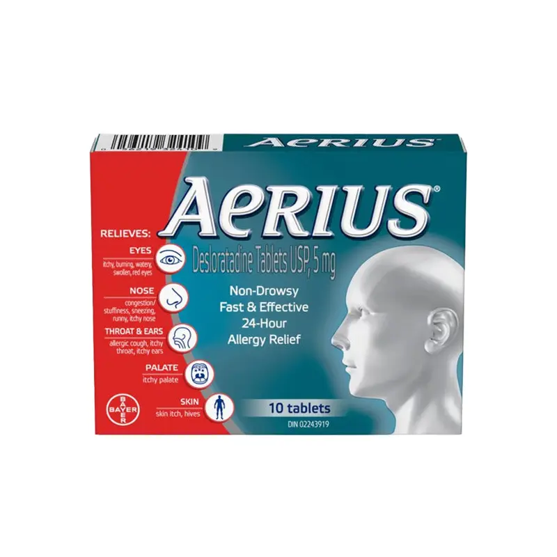 AERIUS - ALLERGY TABLET 10xEA