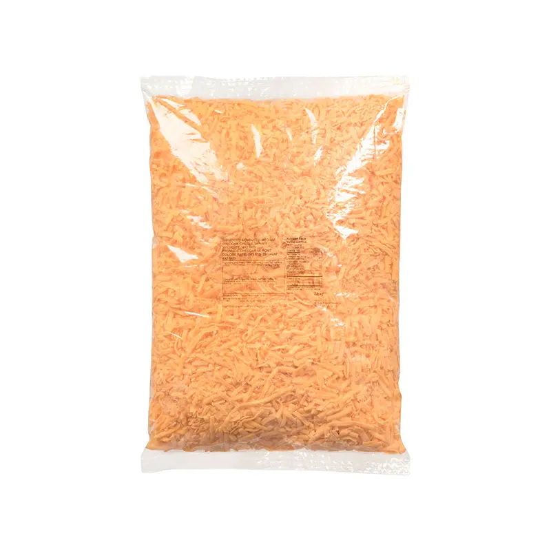 AGROPUR - SHREDDED COLOURED MEDIUM CHEDDAR 34% 2.5KG