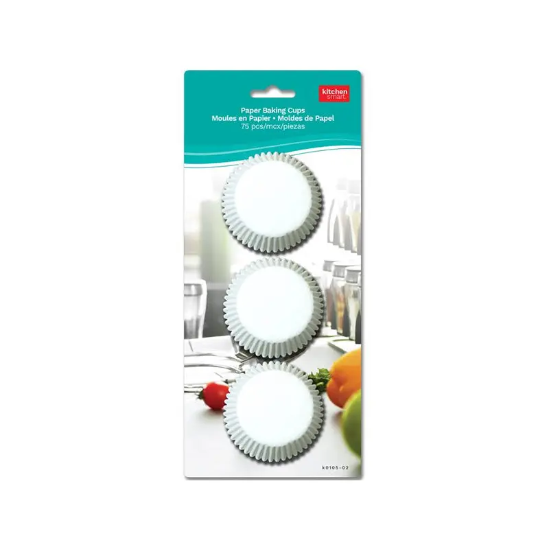 AI DE CHEF - BAKING CUPS 75 MEDIUM 12x EA