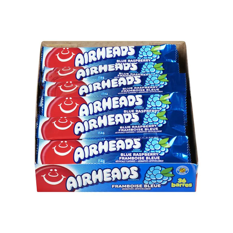 AIRHEADS - BLUE RASPBERRY 36x15.6 GR