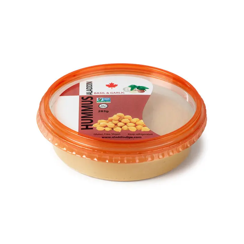 ALADDIN DIPS - BASIL AND GARLIC HUMMUS DIP 283GR