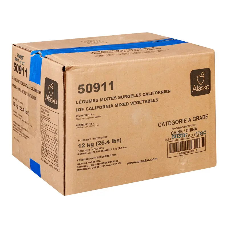 ALASKO - CALIFORNIA MIXED VEGETABLES 6x2KG