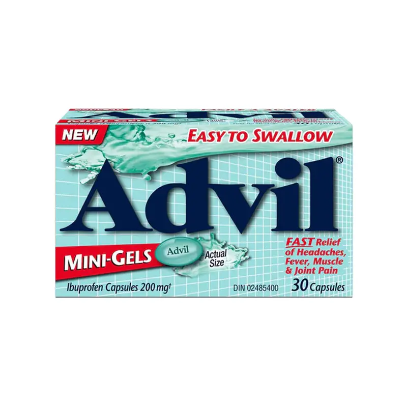ADVIL - MINI-GELS IBUPROFEN CAPSULES 30 CT