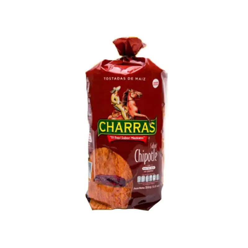 CHARRAS - CHIPOTLE TOSTADAS 8x350 GR