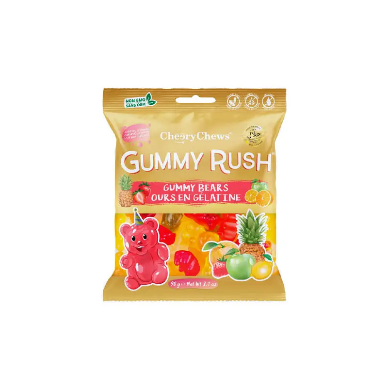 CHEERY CHEWS - GUMMY BEARS MIXED FLAVORS 90GR