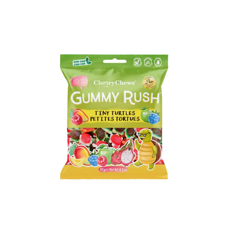 CHEERY CHEWS - TINY TURTLES MIXED FLAVORS 90GR